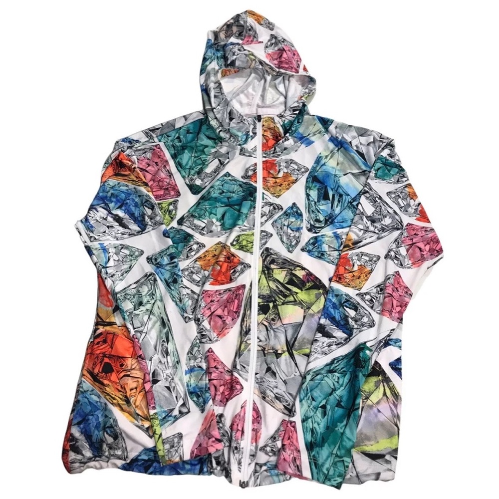 NOT AVAILABLE Diamond Nike Dri Fit Zip Hoodie